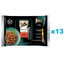 SHEBA Selection Juicy Flavours sachets 52x85g nourriture complète humide pour chats adultes en sauce avec poulet et bœuf, poulet, agneau, canard et dinde.