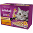 WHISKAS Tasty Mix Variations crémeuses avec poulet, agneau et dinde en sauce 12x85g