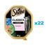 SHEBA Classics tray 22x85g nourriture complète humide pour chats adultes avec saumon en terrine
