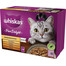 WHISKAS Beignets de volaille pur délice au poulet, à la dinde, à la volaille, au canard en gelée 12x85g