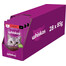 WHISKAS Adult sachet 28x85g nourriture humide pour chats adultes en sauce avec du boeuf