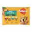 PEDIGREE Adult Vitality+ avec légumes sachets 4x85 g nourriture humide complète pour chiens adultes avec bœuf et foie, carottes et petits pois, avec poulet et pommes de terre, avec poisson et carottes, avec volaille, carottes et petits pois dans une sauce