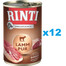 RINTI Singlefleisch Pure monoproteinowa karma dla dorosłych psów 12 x 400 g
