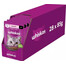 WHISKAS Adult sachet 28x85g nourriture humide pour chats adultes en sauce avec du saumon