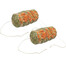 TRIXIE Botte de foin avec pois et carottes pour lapins et rongeurs 2x250 g