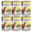 WIEJSKA ZAGRODA Aliment humide monoprotéique au poulet pour chats, 6 x 400 g