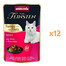 ANIMONDA Vom Feinsten Fines mit Filets Adult Bœuf & filet de dinde, pâtée pour chat 12×85 g