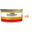 GOURMET Gold Savoury Cake au bœuf et aux tomates 6x85 g