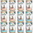 SCHESIR Kitten Care 3-12, assortiment thon et poulet à l'aloès en gelée, 12 x 140 g