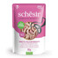 SCHESIR Thon et poulet au jambon en gelée pour chats, 12 x 85 g