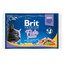BRIT Lot de sachets Cat Adult Fish Plate 8 x 100 g