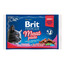 BRIT Assortiment de sachets « Mix de saveurs » Cat Adult Meat and Fish Plate 8 x 100 g