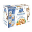 BRIT Care Fillets in Jelly Cat : dinde et crevettes, truite et cabillaud, poulet au fromage et thon en gelée pour chats, 24 x 85 g