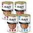 RAFI Classic Mix de saveurs en sauce, nourriture humide pour chiens de toutes races, 4 x 1240 g
