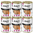 RAFI Classic Dinde et carottes en sauce – nourriture humide pour chiens de toutes races, 6 x 1240 g