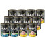 RAFI Cat Adult Mix aux saveurs de morue et de poulet, nourriture humide pour chats, 12 x 400 g