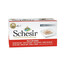 SCHESIR Poulet et bœuf en gelée, nourriture humide pour chiens, 4 x 85 g