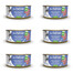 SCHESIR Aliment complémentaire pour chats à base de thon et de petits poissons de mer 6x140 g