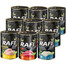 RAFI Cat Adult Mix aux saveurs de morue, de poulet et de canard, nourriture humide pour chats, 9 x 400 g