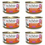 SCHESIR Thon à la courge en bouillon pour chats, 6 x 70 g