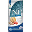 FARMINA N&D Ocean Dog Adult Medium & Maxi 12 kg saumon, cabillaud, potiron, melon cantaloup + 2 × FARMINA N&D Quinoa Dental Treat Weight Management Medium/Maxi GRATUIT