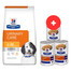 HILL'S Prescription Diet Canine c/d Multicare Chicken 12 kg dla psów z problemami z układem moczowym + 3 x 370g karmy dla psów GRATIS