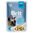 BRIT Premium Cat Pouch with Chicken Fillets in Gravy for Adult Cats 85g fillet de chicken