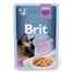 BRIT Premium Cat Pouch with Salmon Fillets in Gravy for Sterilised Cats 85g filet de saumon