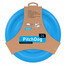 PULLER Pitch Dog Game flying disk blue frisbee 24 cm