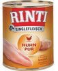 RINTI Singlefleisch Chicken Pure - nourriture monoprotéinée au poulet - 400 g