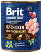 BRIT Premium by Nature chicken, hearts - poulet et cœurs pour chiens - 800 g