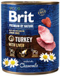 BRIT Premium by Nature - nourriture naturelle pour chiots à base de dinde et de foie - 800 g