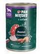 PAN MIĘSKO aux herbes Pâté aux crevettes pour chiens 400 g