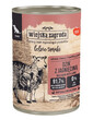 WIEJSKA ZAGRODA Saveurs forestières Sanglier & agneau nourriture humide pour chiens âgés 400 g