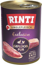 RINTI Singlefleisch Exclusive Poultry Pure aliments monoprotéiques pour volailles 400 g