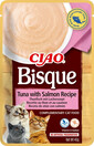 INABA CIAO Bisque Crème de thon et de saumon pour chats 40g