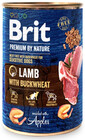 BRIT Premium by Nature Lamb and buckwheatn -  nourriture naturelle pour chiens à base d'agneau et de sarrasin - 400 g