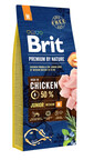 BRIT Premium By Nature Junior Medium M - poulet pour chiots de races moyennes - 15 kg