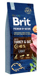 BRIT Premium By Nature Light - Dinde & avoine pour chiens en surpoids - 15 kg
