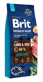 BRIT Premium By Nature Sensitive Lamb - agneau & riz pour chiens ayant un tube digestif sensible - 15 kg
