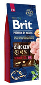 BRIT Premium By Nature Senior Large Extra Large L+XL - Poulet pour chiens âgés de grandes et très grandes races - 15 kg