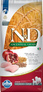 FARMINA N&D Ancestral Grain Chicken & Pomegranate Senior Medium & Maxi - Poulet, grenade et céréales pour chiens âgés de races moyennes et grandes - 12 kg