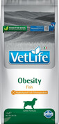 FARMINA VetLife Obesity Fish - nourriture diététique au poisson pour chiens adultes diabétiques - 12 kg