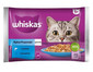 WHISKAS Délices de poisson avec saumon et thon en gelée 4x85g