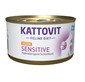 KATTOVIT Feline Diet Sensitive Chicken - poulet pour les chats sensibles souffrant de certaines allergies - 85 g