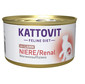 KATTOVIT Feline Diet Niere/Renal Lamb - viande d'agneau pour soutenir la fonction rénale - 85 g