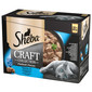 SHEBA Craft Collect 48x85g au saumon, au thon, au poisson blanc, à la morue en sauce