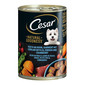 CESAR Boites 6 x 400 g  riche en Poulet, garni de patate douce, petits pois & canneberge