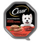 CESAR tray nourriture complète humide pour chiens adultes, barquette avec bœuf et foie 150 g