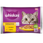 WHISKAS Senior sachet 85g Poultry Feast nourriture humide pour chats âgés en gelée avec : poulet, dinde